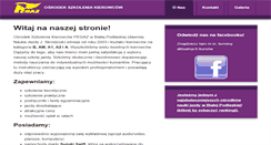 Desktop Screenshot of osk-pegaz.com.pl